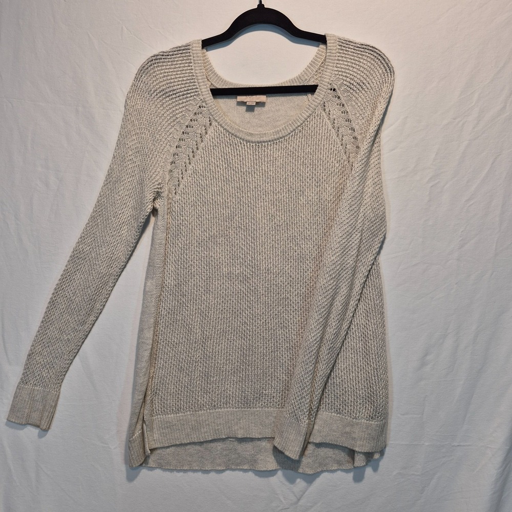 LOFT Sweater S Coastal Grandma Cozy Hygge Classic Preppy Boho Beach